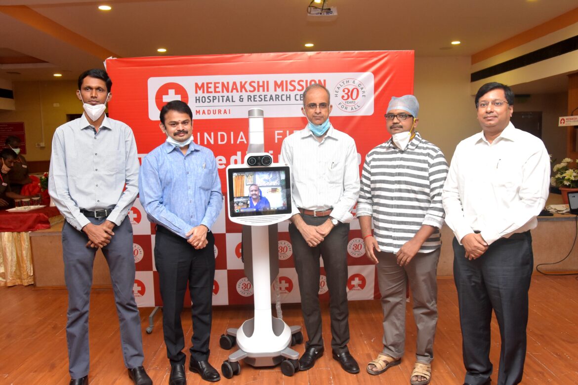 Meenakshi Mission Hospital Becomes India’s First Hospital to Introduce Telemedicine Robots