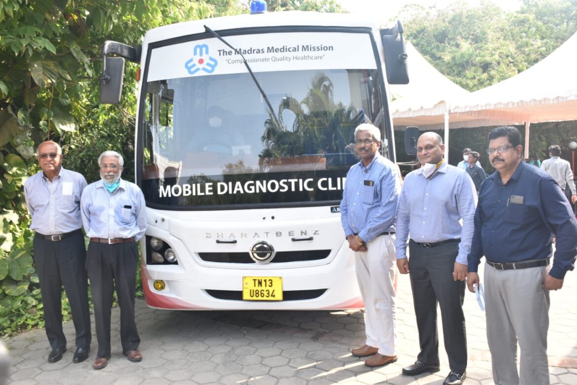 THE MADRAS MEDICAL MISSION PARTNERING WITH JOHNSON LIFTS LAUNCHED A MOBILE DIAGNOSTIC CLINIC