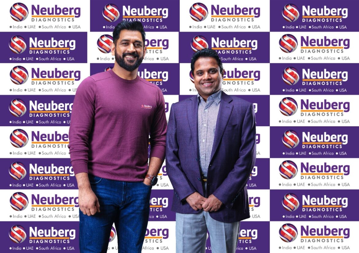 Neuberg Diagnostics partners with MS Dhoni to send the message of health and wellness