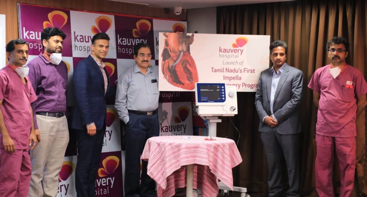 TN 1st Impella Heart Recovery Programme at Kauvery Hospital An 18yrs-old boy with COVID Myocarditis successfully recovered with Impella