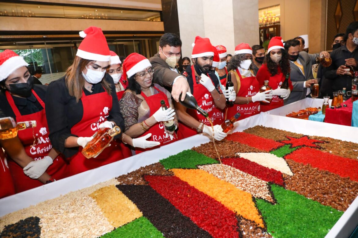 Ramada Plazo – PR Grand Chennal ” The Christmas Cake Mixing Ceremony “