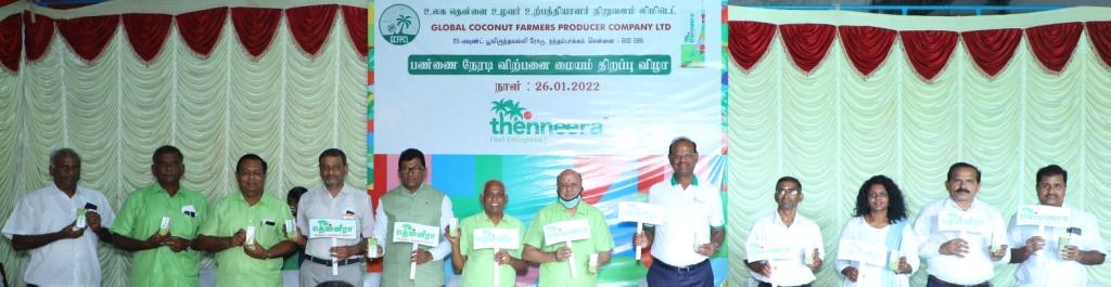 Thenneera, a health drink from coconut tree First Direct Sales Outlet launched in Chennai