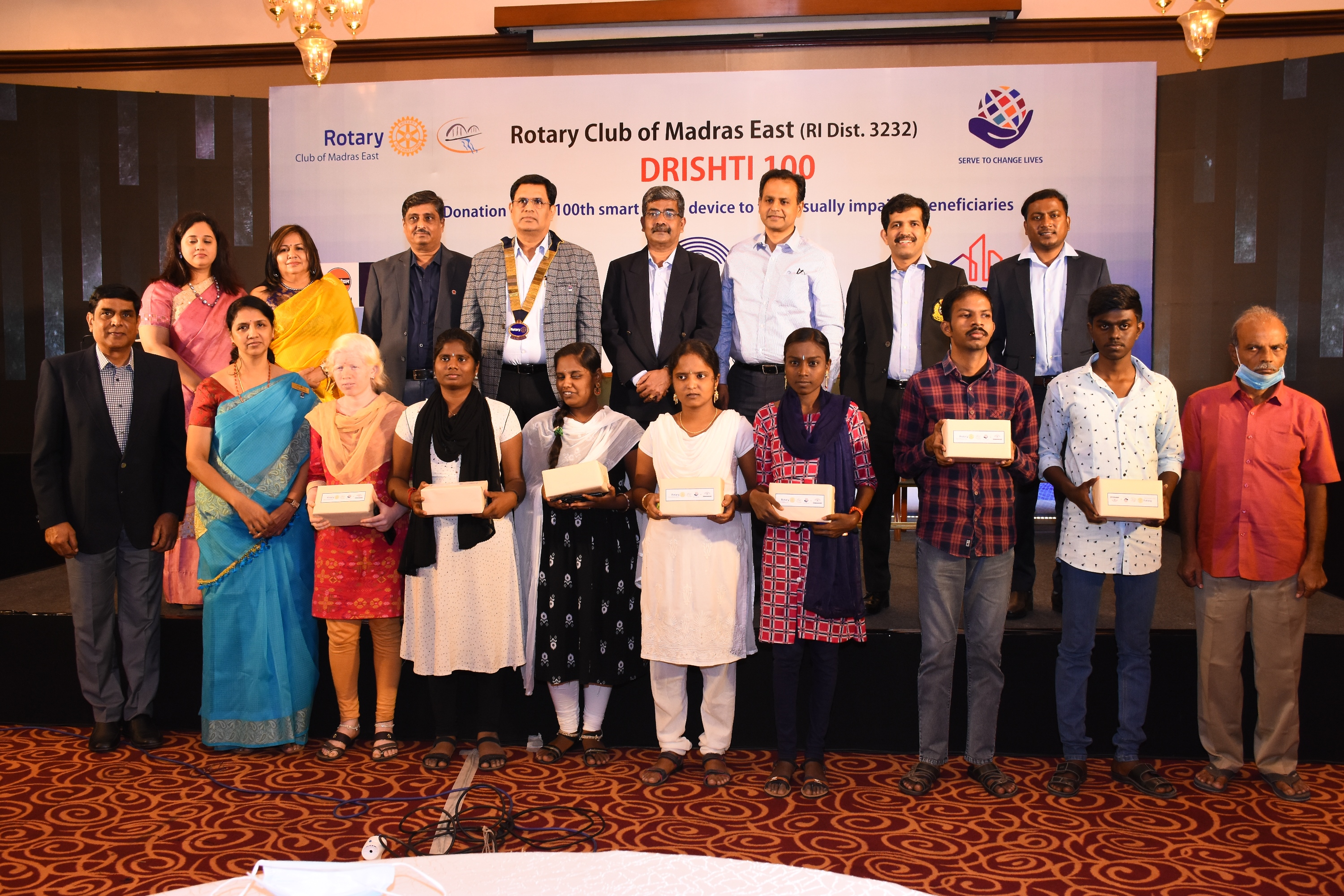 Project Drishti Smart Vision Device for visually impaired In association with Aravind Eye Care