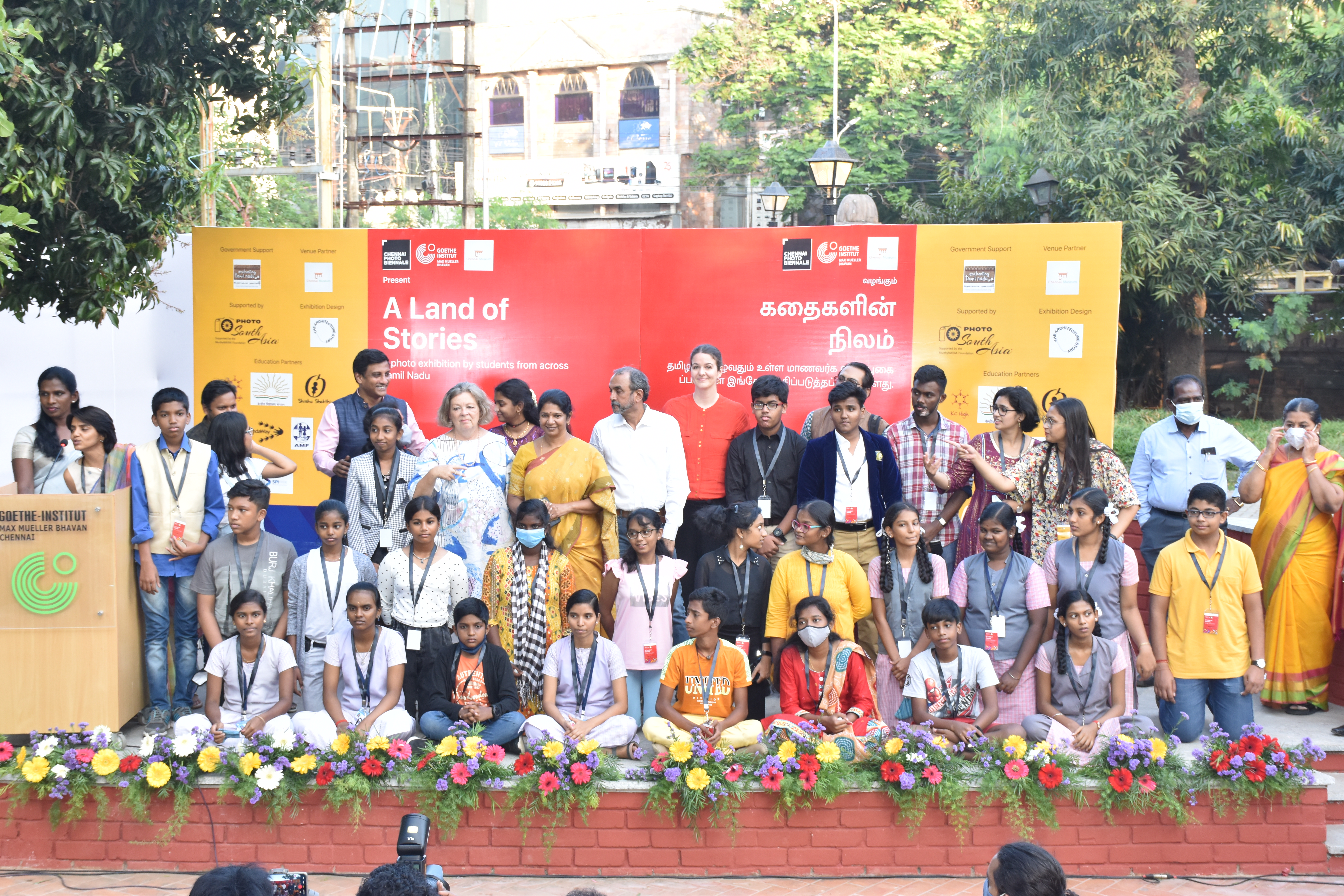 ‘A Land of Stories’ – A photo exhibition by school students inaugurated by Tmt. KanimozhiKarunanidhi