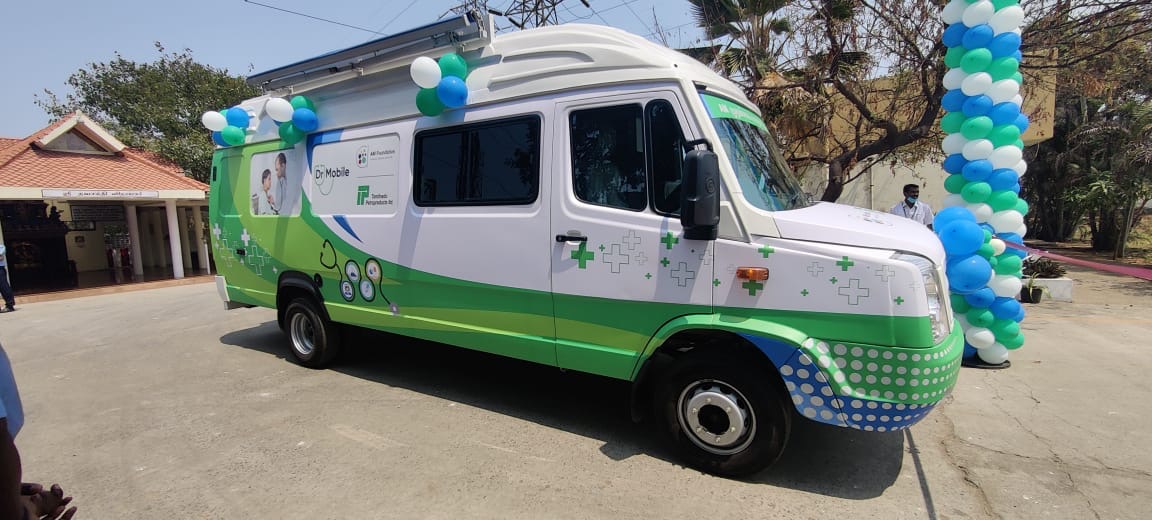 AM Foundation launches “Dr Mobile”, a mobile medical clinic under the CSR initiative from Tamilnadu Petroproducts 