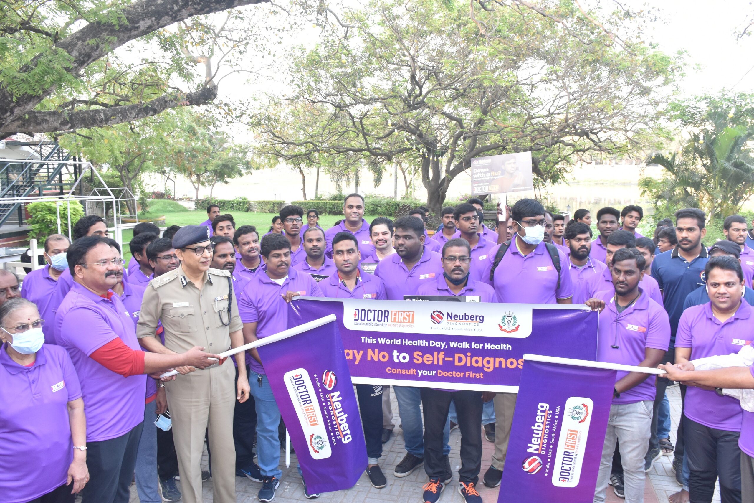 Neuberg Diagnostics organizes a walkathon in Chennai to spread awareness on the importance of “Saying No to Self-Diagnosis” 