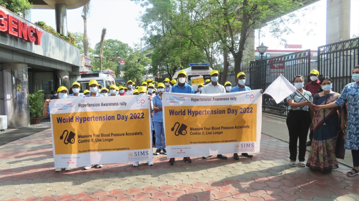 SIMS Hospital organizes an Awareness Rally in line with World Hypertension Day 