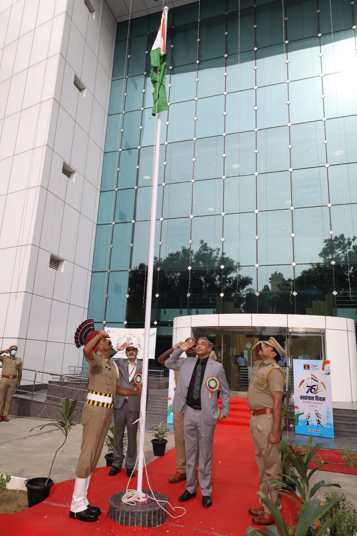 ONGC Chennai celebrates 75th Independence Day of the Nation