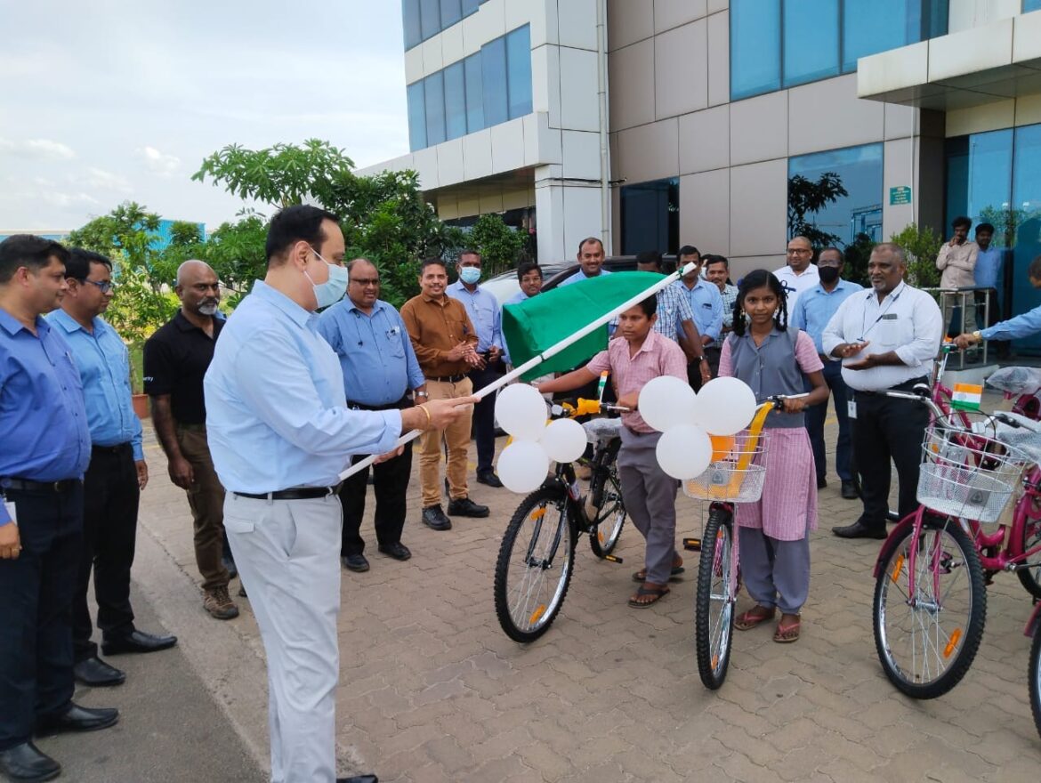 FREE BICYCLE DISTRIBUTION PROGRAMME FLAG OFF AT KATTUPALLI  