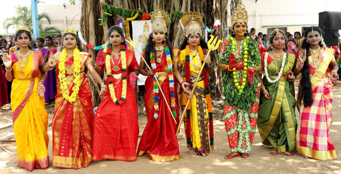 Aadi Perukku Celebration in Vibrant Colours at Dr. MGR-Janaki College for Women