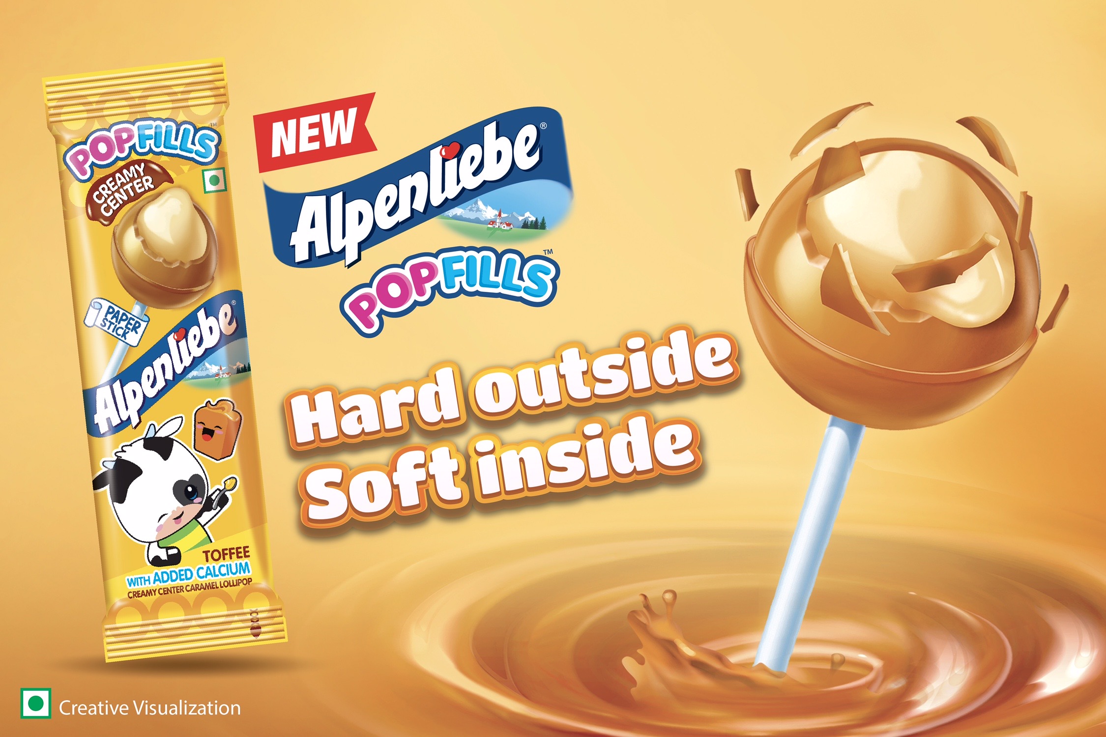 Alpenliebe launches country’s first cream filled caramel lollipop 