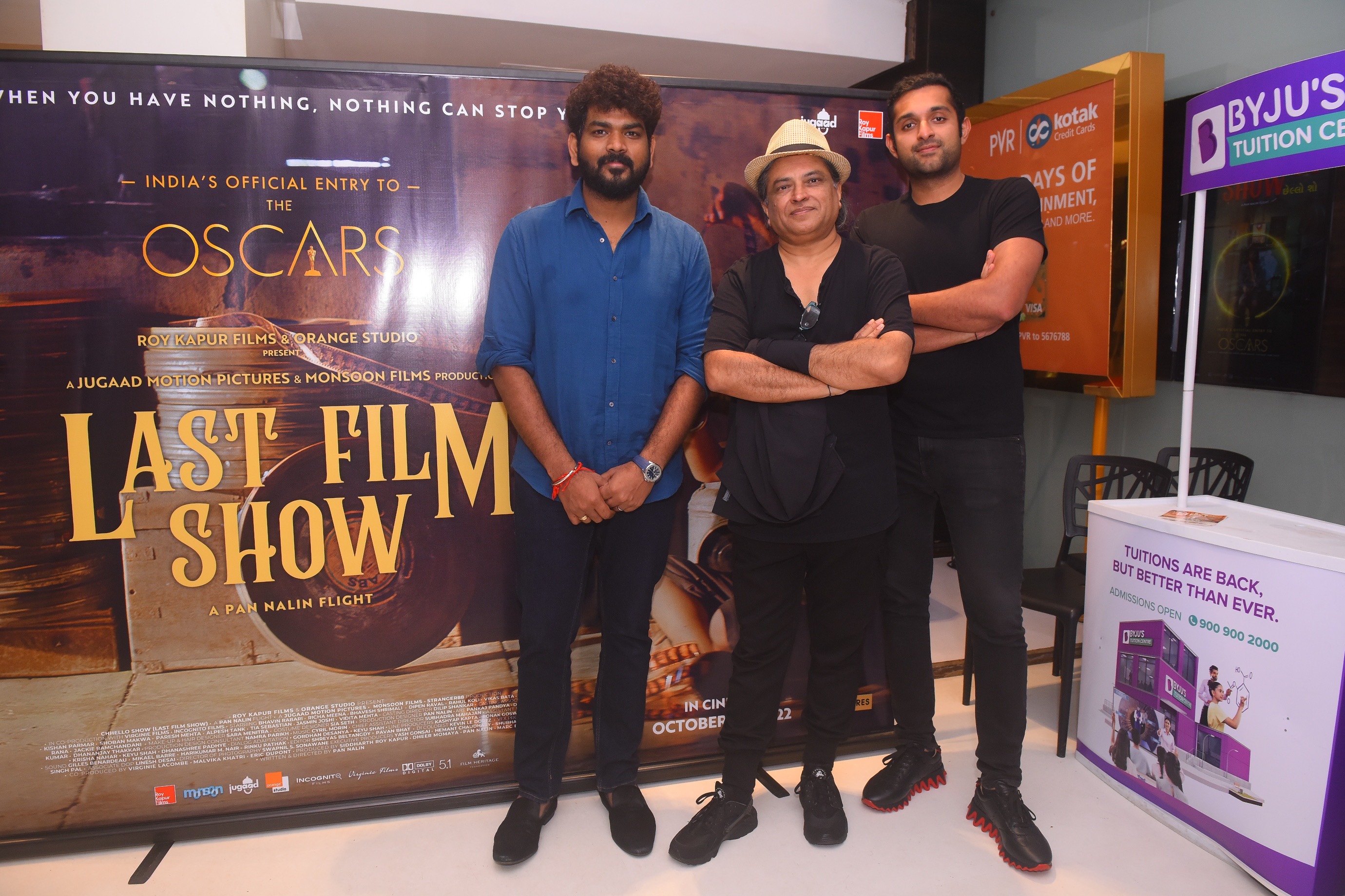 Indian Film Director Vignesh Shivan attends ‘LAST FILM SHOW (CHHELLO SHOW)’ – INDIA’S OFFICIAL ENTRY TO THE OSCARS at Sathyam Cinemas