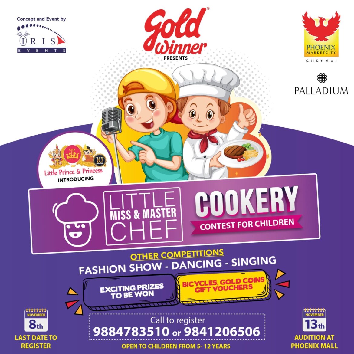 Phoenix Marketcity To Host the Maiden Edition of “Little Miss and Master Chef”