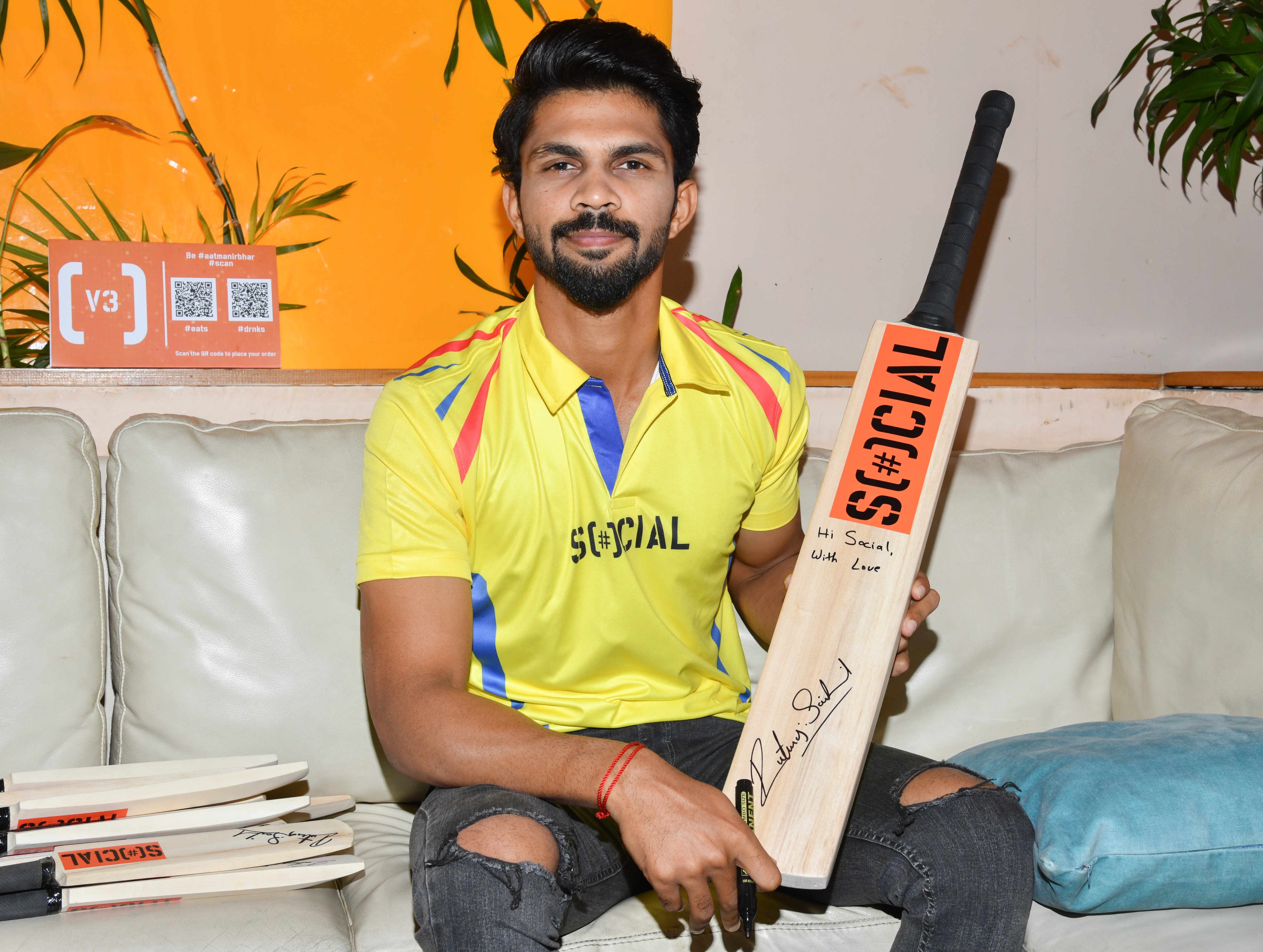 India’s favourite cafe SOCIAL brought ace cricketer Ruturaj Gaikwad to his fans in Chennai.