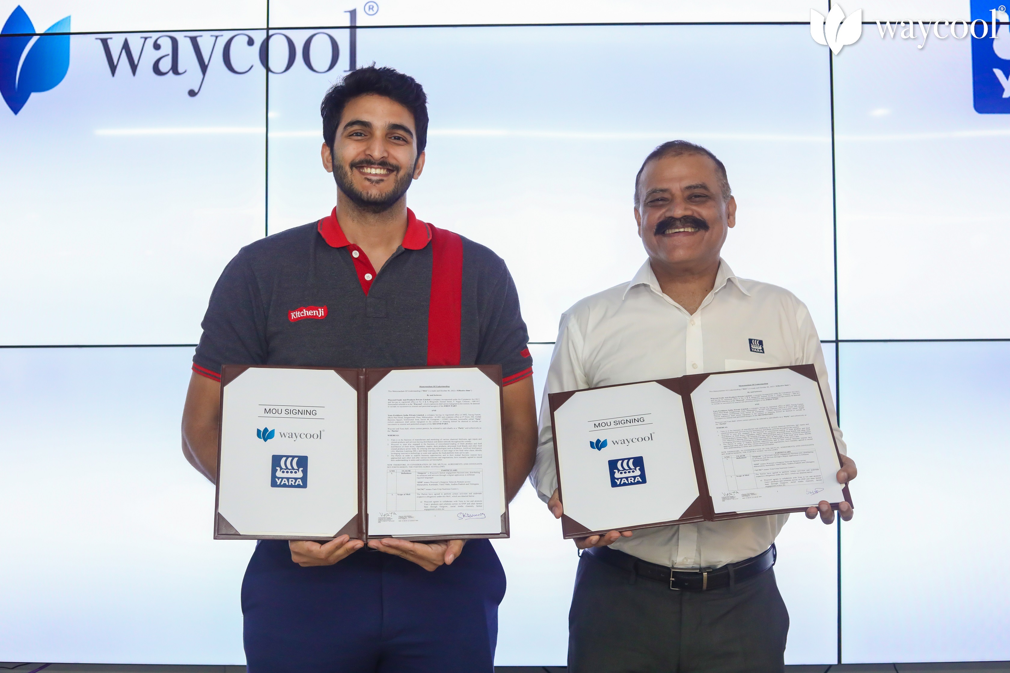 WayCool to Expand its Agri-input Portfolio; Inks MoU with Yara India