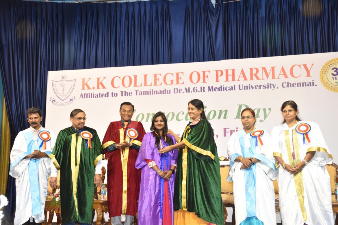 Graduation ceremony of Chennai KK College of Pharmacy