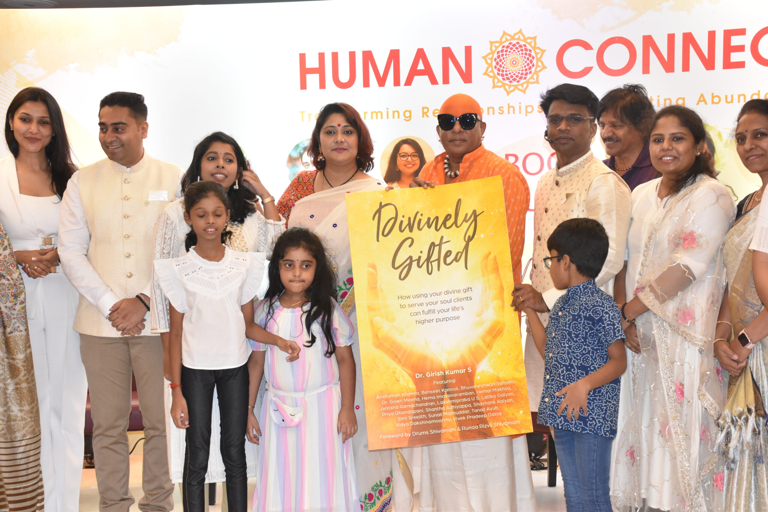 Drums Shivamani releases Divinely Gifted, a book by Dr Girish Kumar S and 17 Other Experts