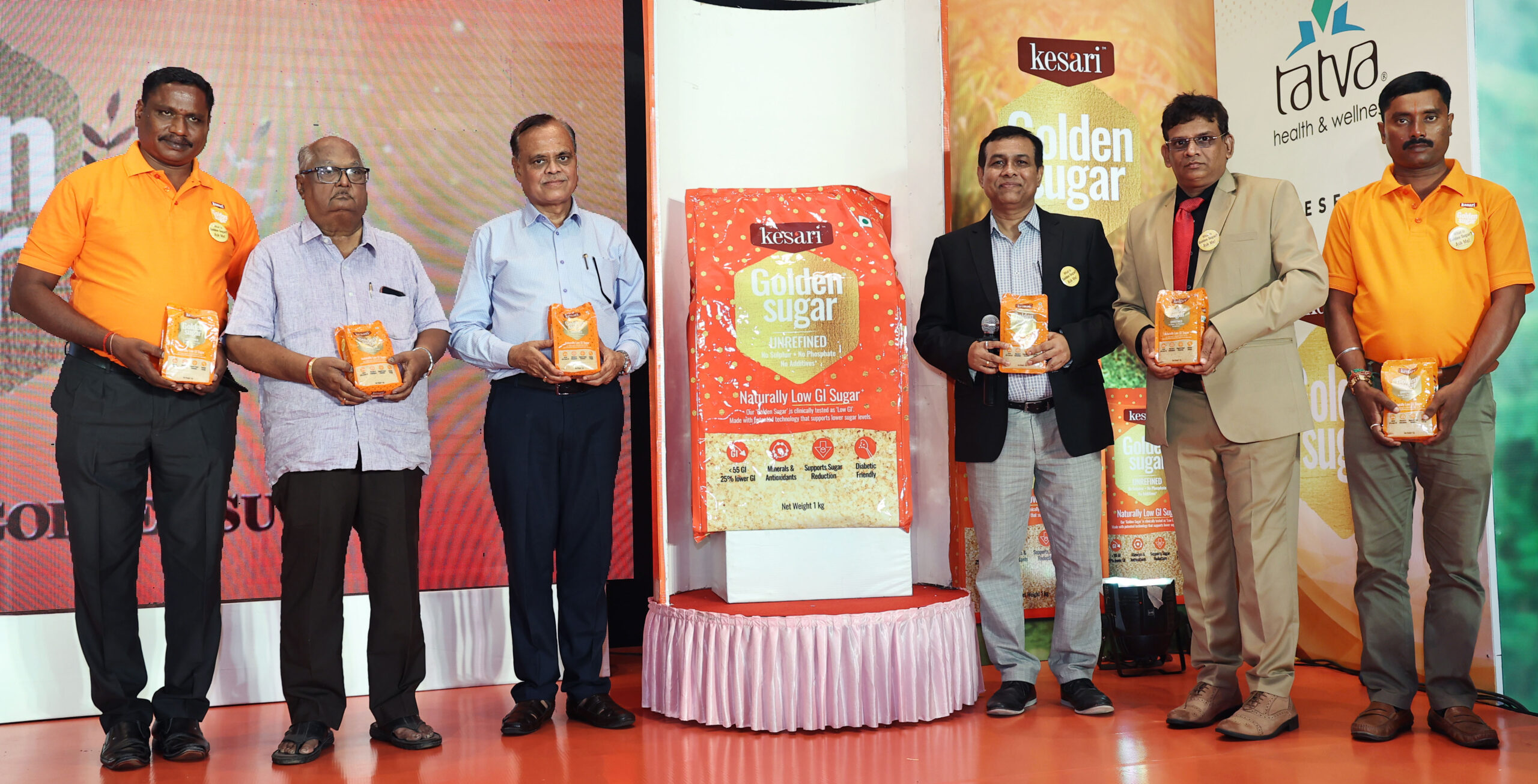 Tatva Health & Wellness Launches India’s 1stNaturally Low GI Sugar – ‘Kesari Golden Sugar’ in Chennai