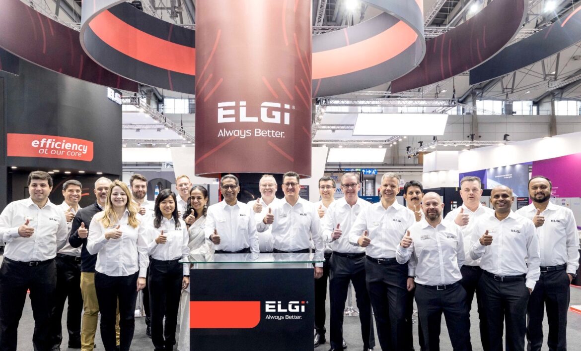 ELGi Introduces Advanced Compressed Air Solutions at Hannover Messe 2023