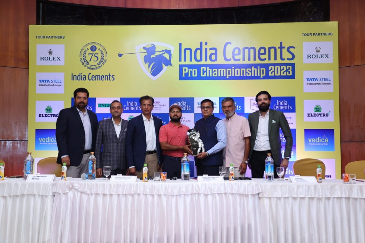 Inaugural “India Cements Pro Championship” tees-off in Chennai from August 16, heralds second half of 2023 TATA Steel PGTI season