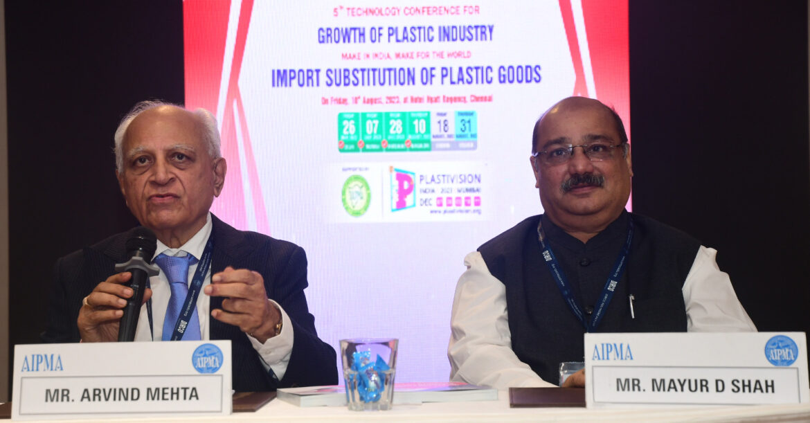 INDIAN PLASTIC INDUSTRY SIZE TO TOUCH RS.10 LAKH CRORES IN FIVE YEARS: AIPMA