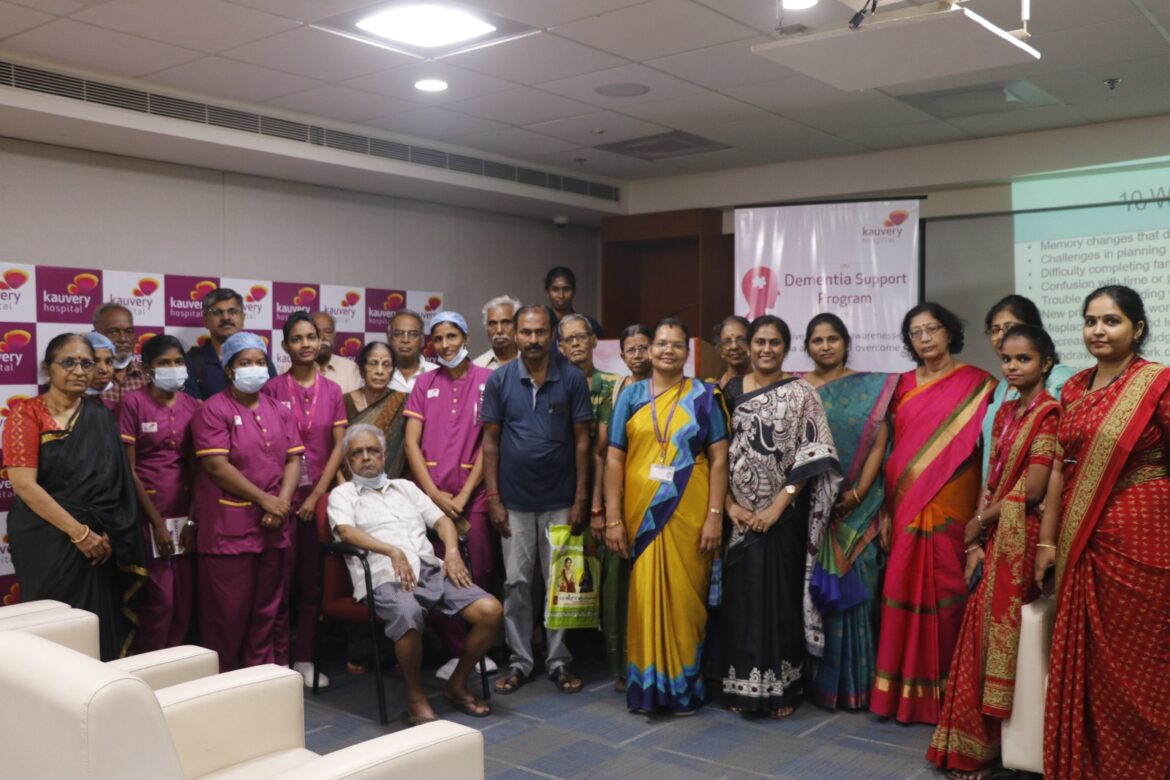 Kauvery Hospital Vadapalani organized Dementia Support Program to raise awareness on the management of Dementia