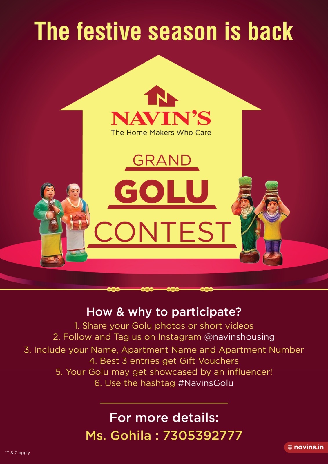 Celebrating Navaratri with Elegance and Tradition, Navin’s Announces