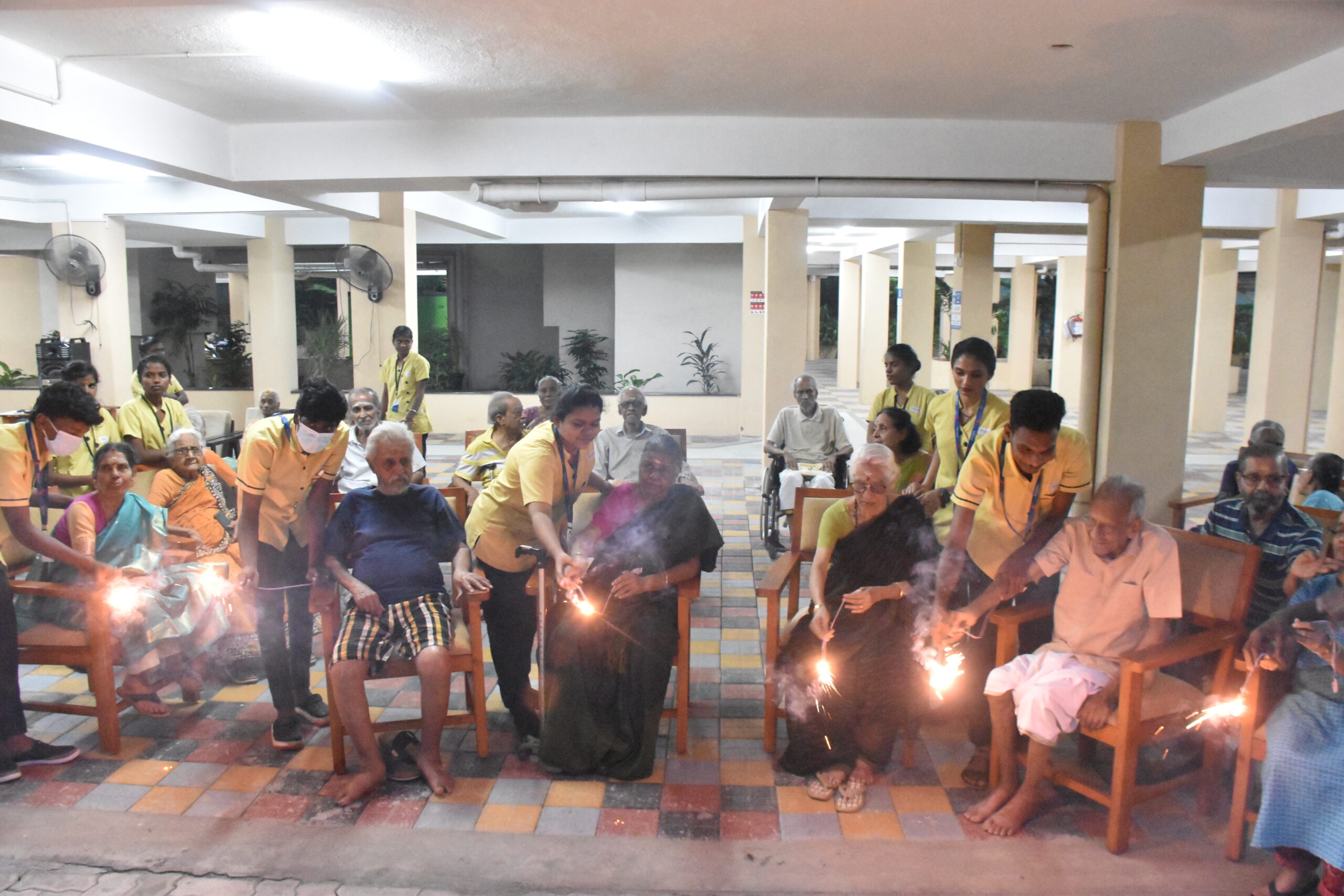 Athulya Senior Care Celebrates Diwali Bringing Light and Joy to the Lives of Senior Residents