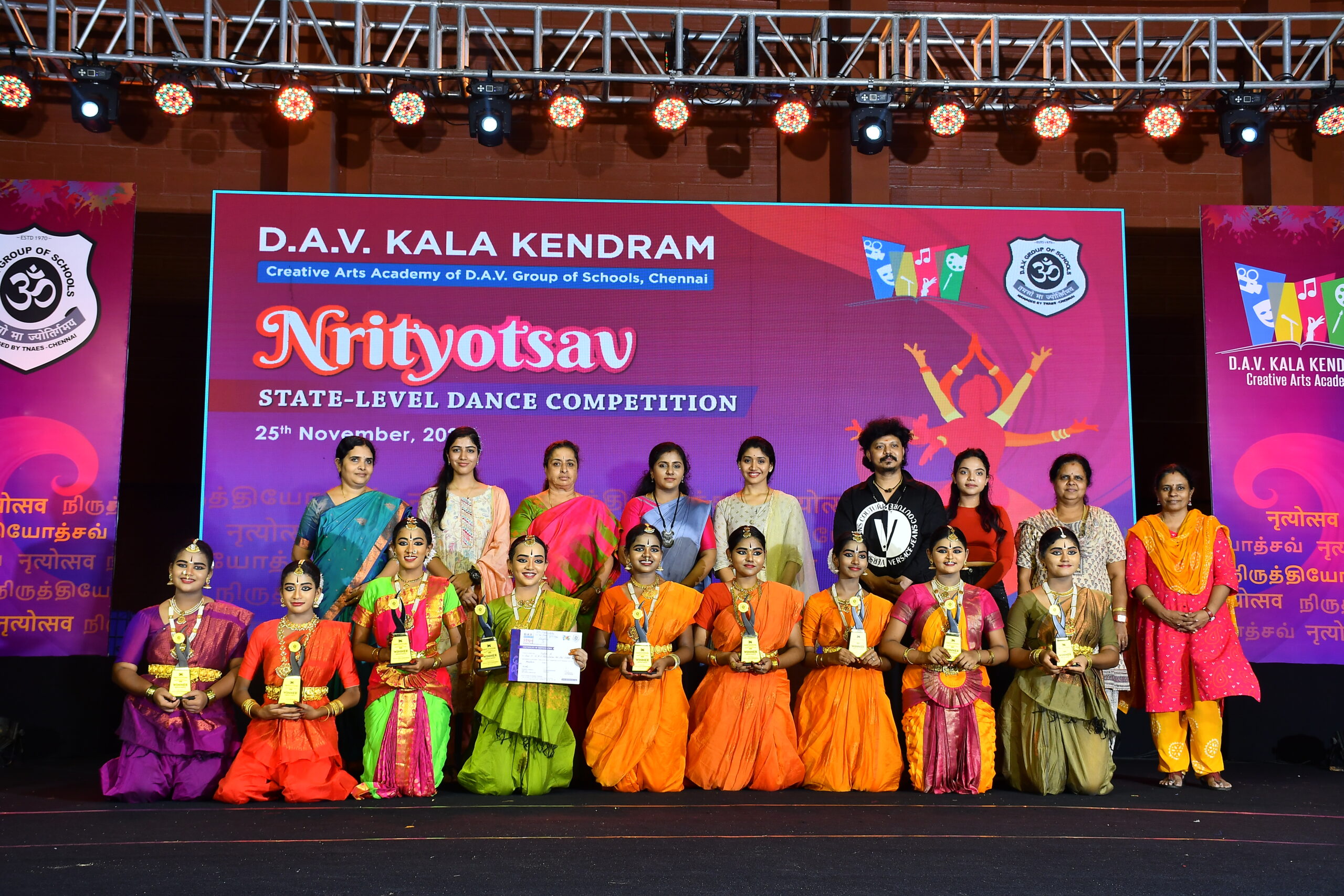 D.A.V. GROUP OF SCHOOLS, CHENNAI CONDUCTS NRITYOTSAV – STATE LEVEL TRADITIONAL DANCE COMPETITION