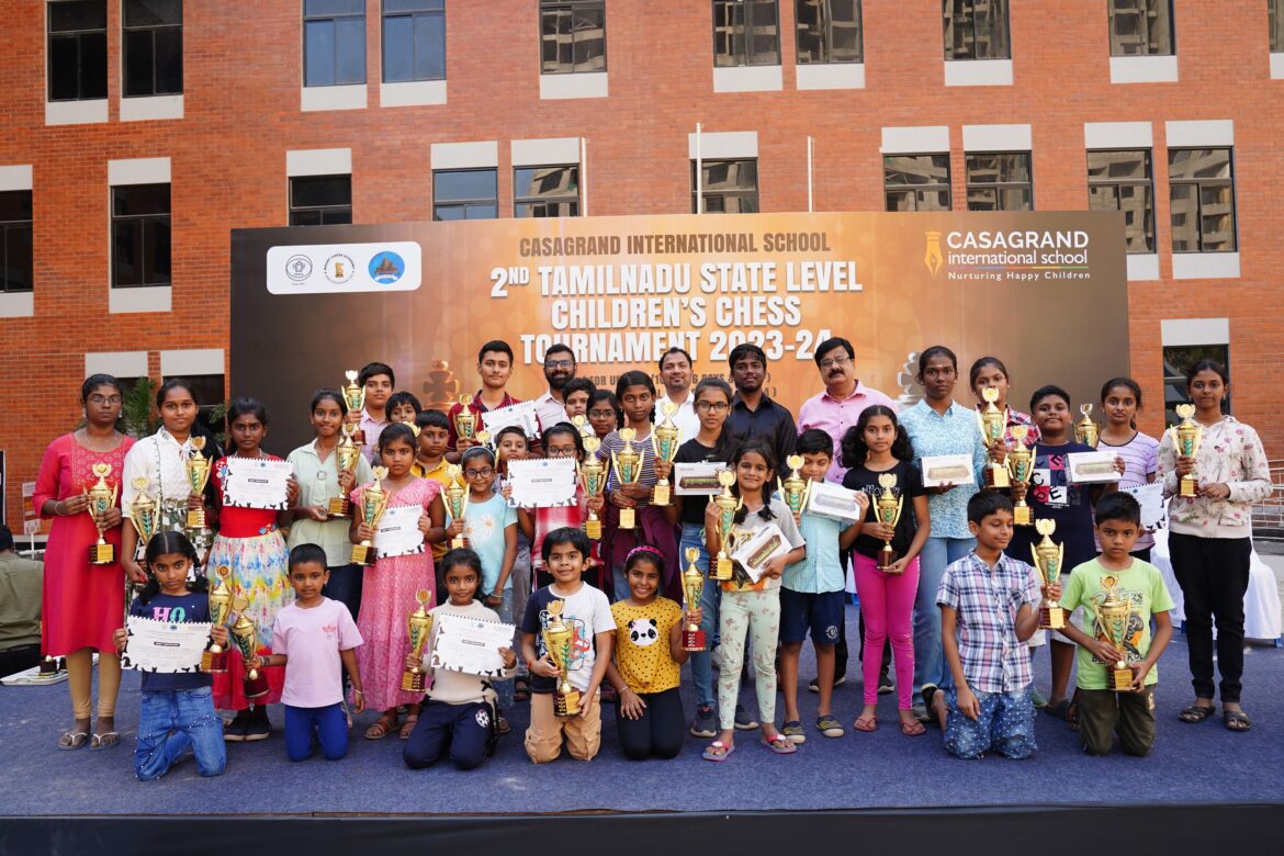 Bringing A Day of Checkmate and Champions, Casagrand International School Hosts the 2nd Tamil Nadu State Level Chess Tournament 2024