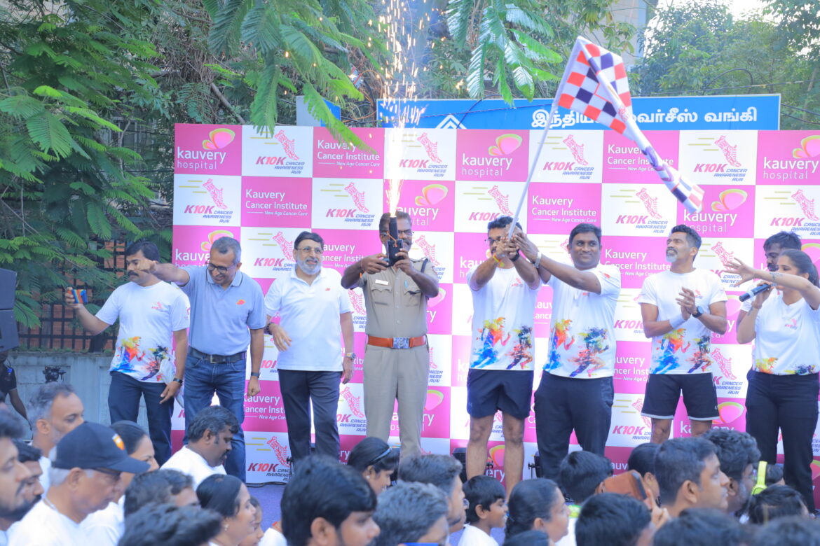 Miles for a Cause: K10K Cancer Awareness Run by KauveryHospital Draws Families, Athletes and Fitness Enthusiasts