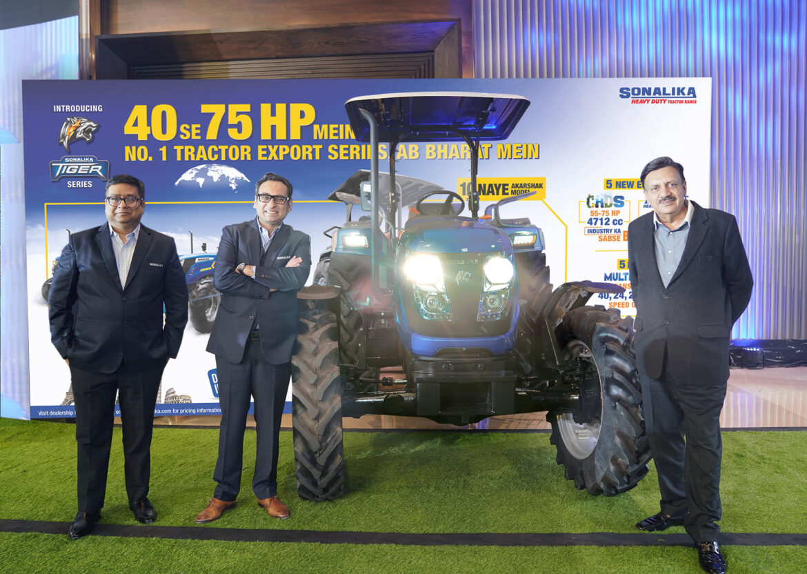 Sonalika kick-starts 2024 with its 10 new variants of ‘Tiger’ advanced heavy duty tractors in 40-75 HP