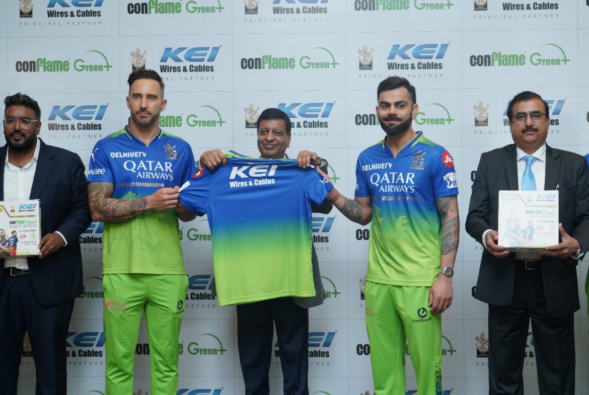 KEI Industries Ltd. becomes Principal & Sustainability Partner with Royal Challengers Bengaluru (RCB) for the upcoming T20 cricket festival
