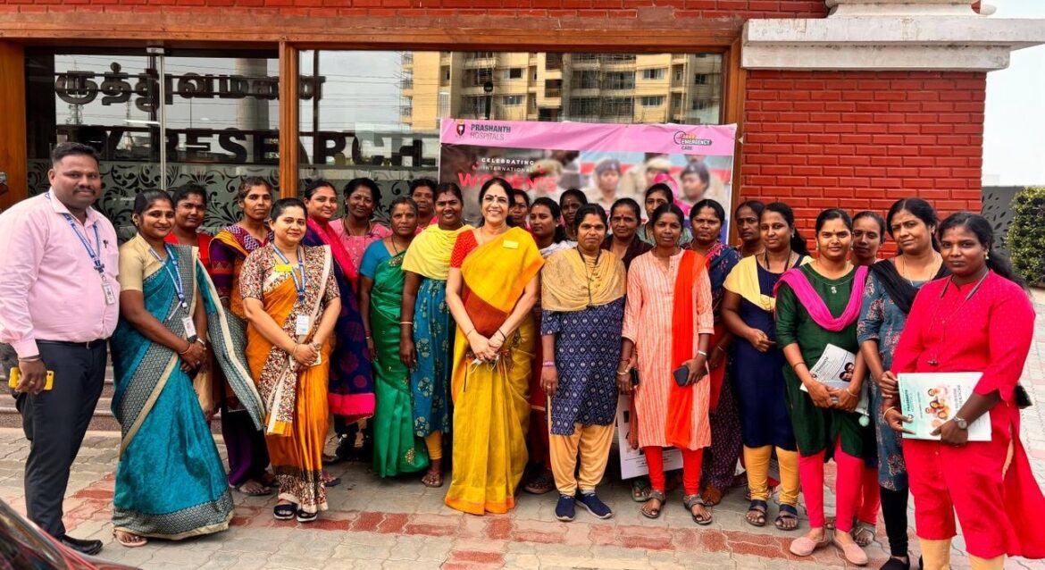 Prashanth Hospitals Proudly Announces a Month-Long Free Mammogram and Breast Consultation Camp for Women Police Officers celebrating International Women’s Day