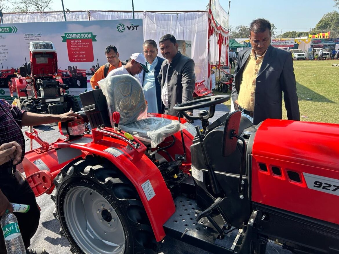 VST Tillers Tractors wins Best Display award at 115th All India Farmers Fair by GB Pant University