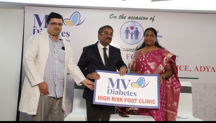 High Risk Feet- Saving the Feet of people with Diabetes: A novel initiative of MV Diabetes at Adyar