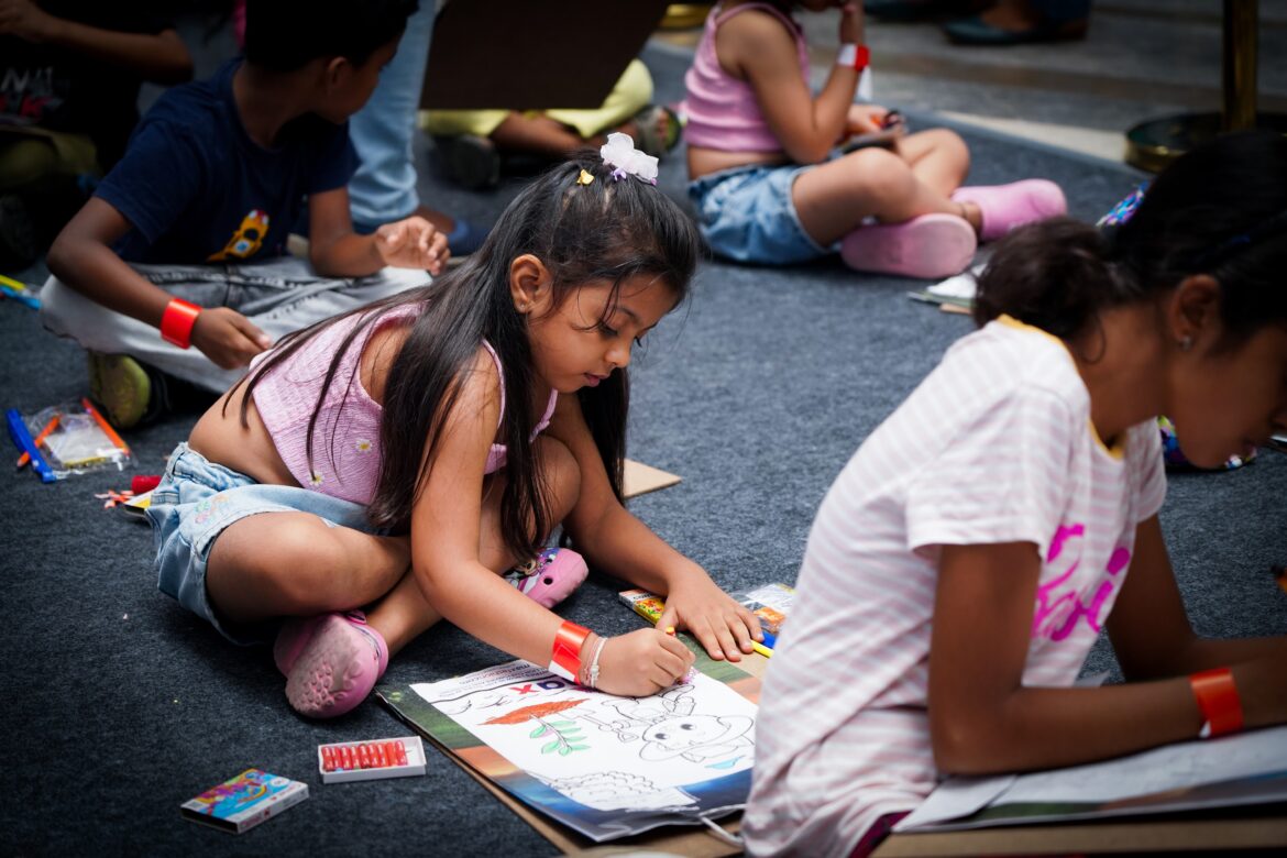 800+ kids participated in a drawing competition at Phoenix MarketCity