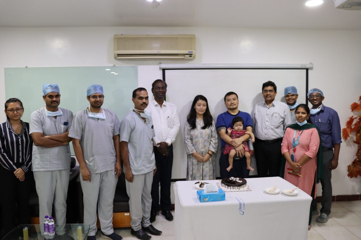 Six-month-old girl from Bhutan undergoes a successful live liver transplant at Gleneagles Health City