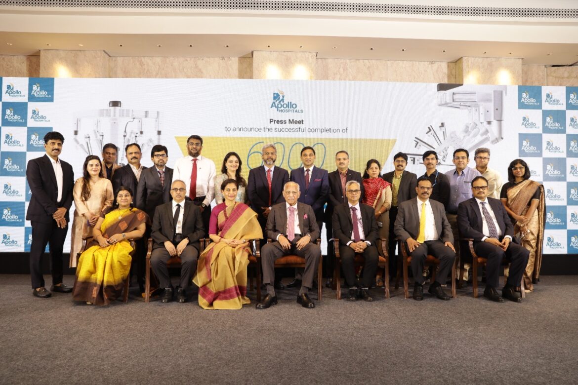 Apollo Hospitals Chennai reaches new Milestone of 6,000+ successful Robotic Procedure