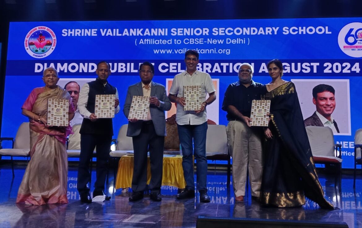 Shrine Vailankani Senior Secondary school completes 60 years of meritorious service.