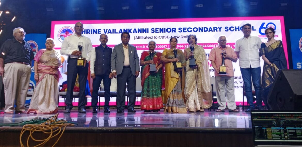 Shrine Vailankani Senior Secondary school completes 60 years of meritorious service.