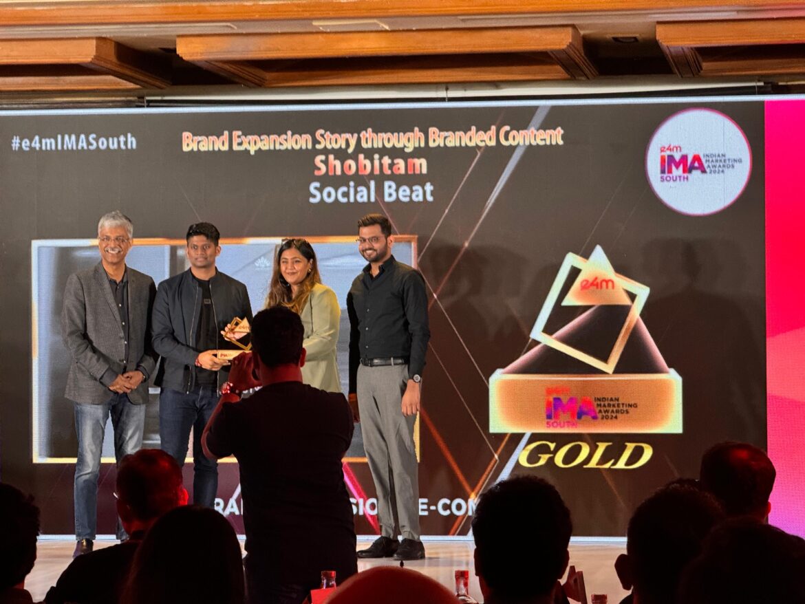 Social Beat Wins Gold & Silver Awards at IMA 2024 South Edition for its campaigns for Samsonite and Shobitam