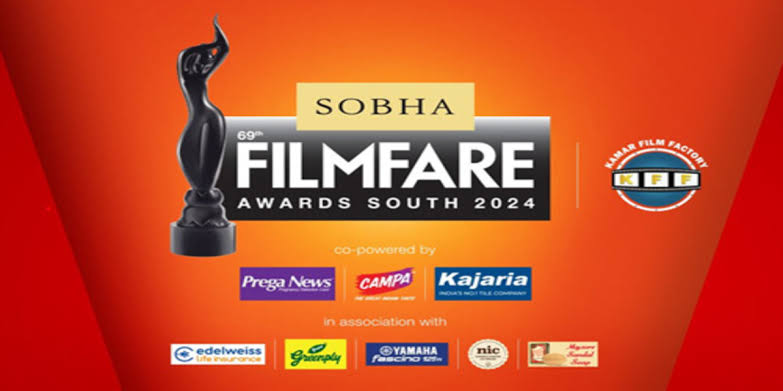 The 69th SOBHA Filmfare Awards South 2024 with Kamar Film Factory set to premiere on Star Maa Movies, Vijay Super, Asianet Movies and Star Suvarna Plus 