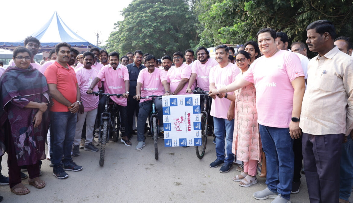 Apollo Cancer Centers and Apollo Specialty Hospitals, Vanagaram, hosted “Pedal Pink”Cyclothon in Tiruvallur to Promote   Breast Cancer Awareness