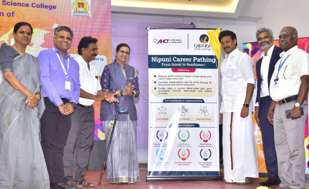 Minister Thiru. Anbil Mahesh Poyyamozhi Launches Avtar Group’s ‘Nipuni’, Career Readiness Program for Girl Students in Colleges