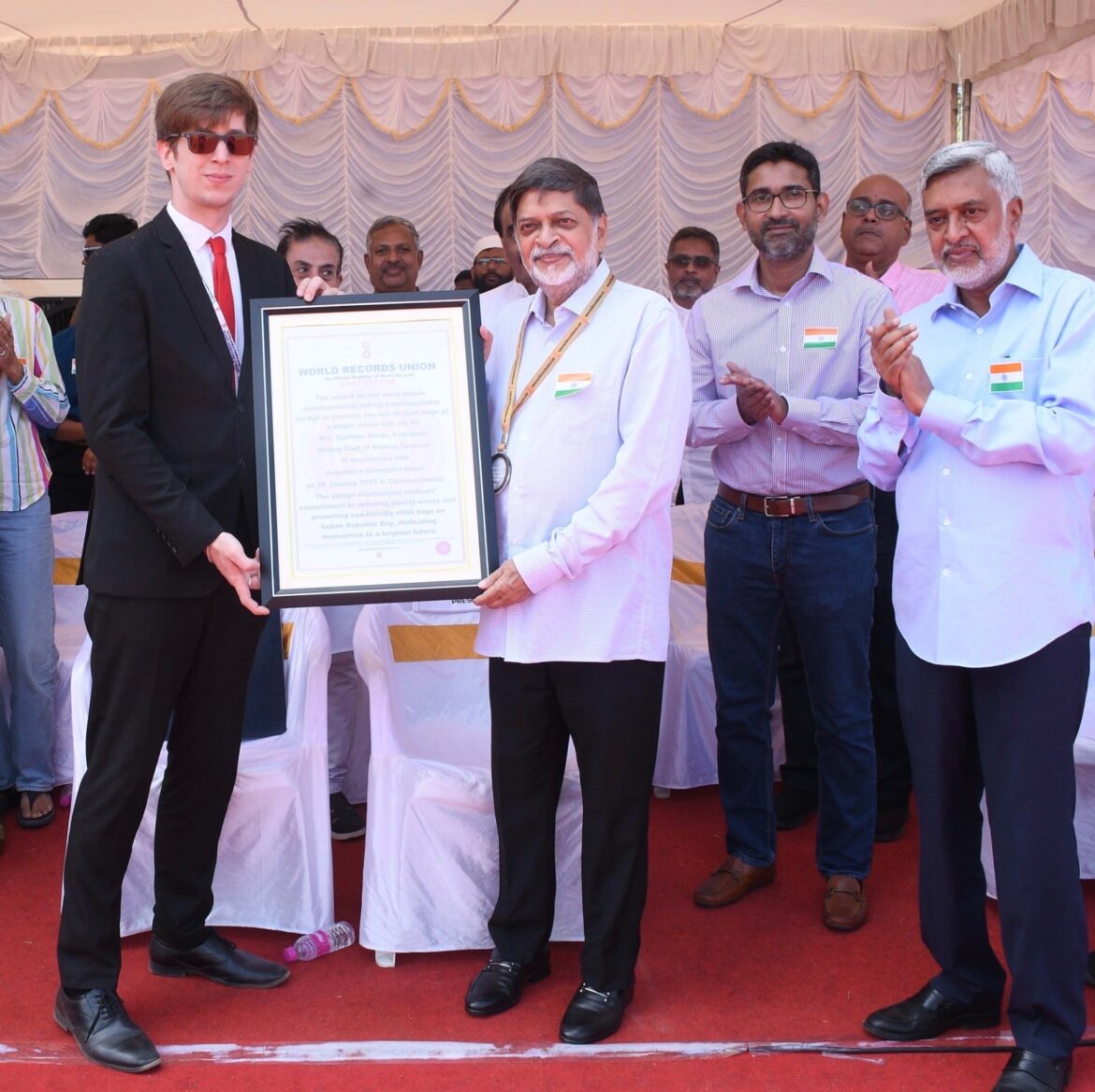 President Radhika Dhruv Sets a Record-Breaking Sustainability Milestone with Rotary Club of Madras