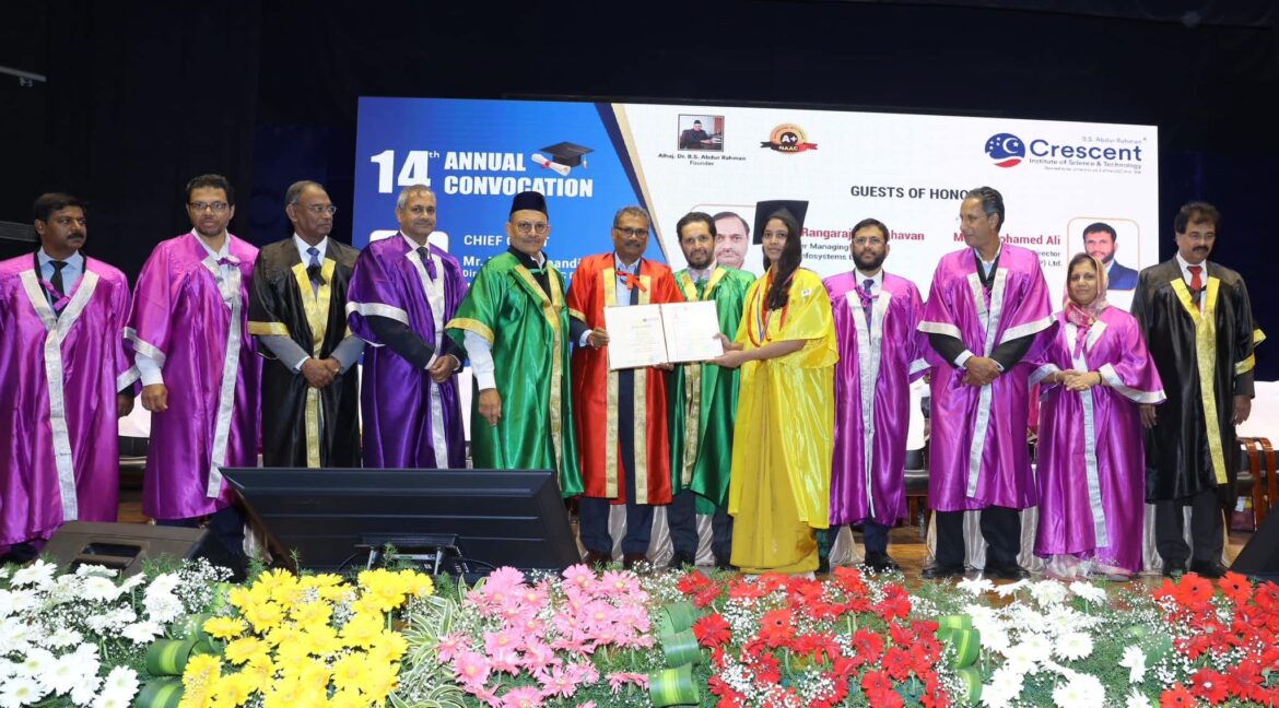 14th Convocation held at B.S.Abdur Rahman Crescent Institute of Science and Technology