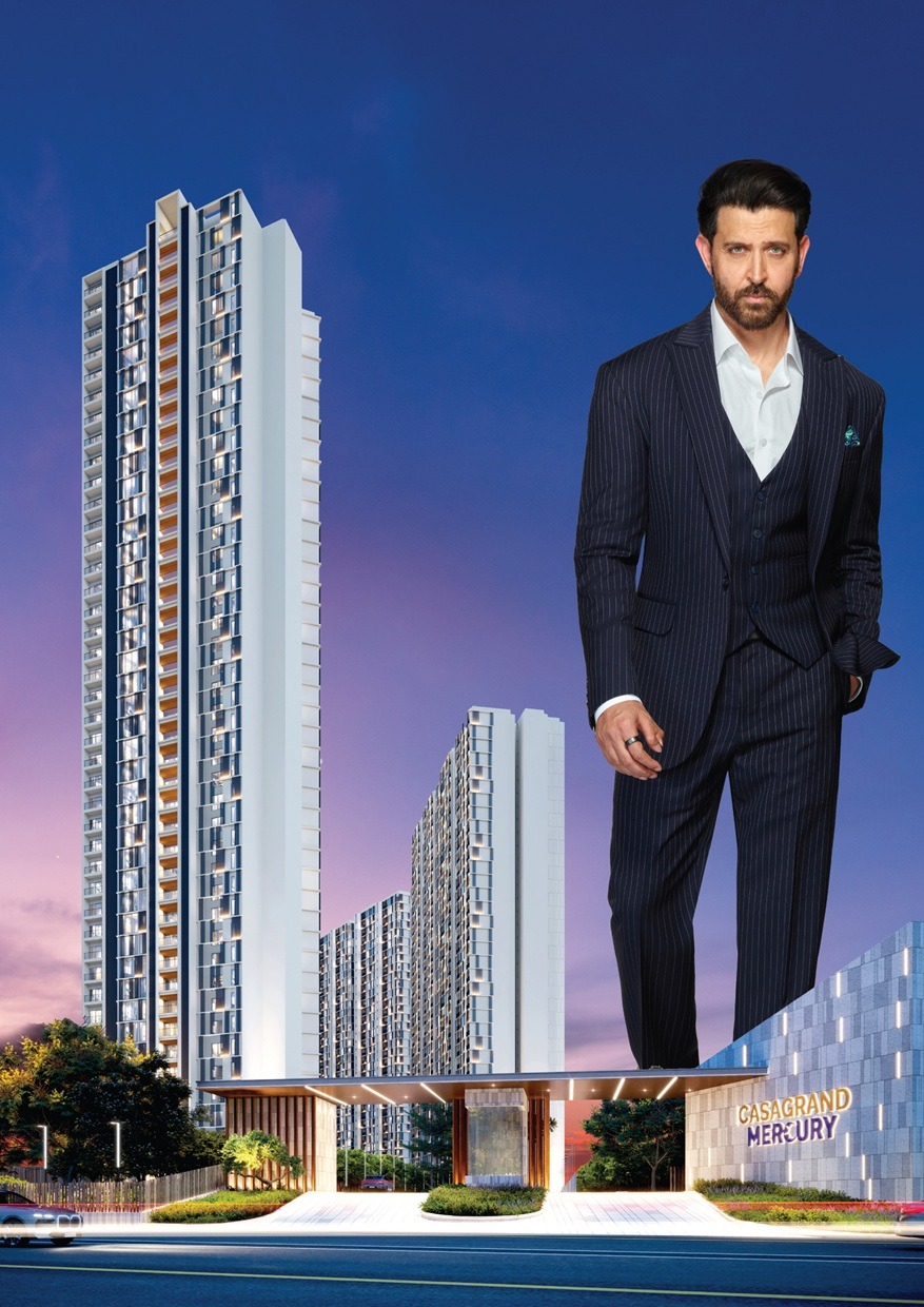 Casagrand On-boards Bollywood Star Hrithik Roshan as the Face of Its Luxury Project – Casagrand Mercury