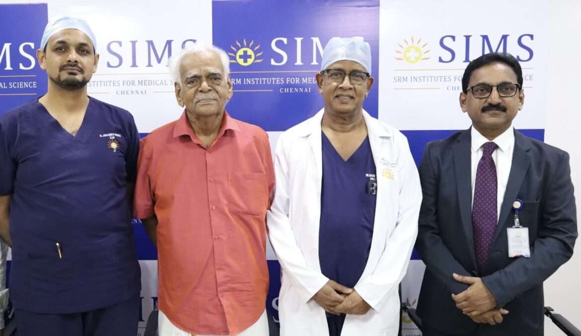 SIMS Hospital Performs South India’s First Combined Beating Heart Four Vessel Bypass and Pacemaker Implantation on 92-Year-Old Doctor