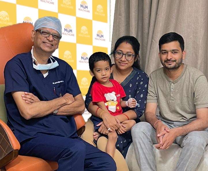 MGM Healthcare Successfully Performs Rare Endoscopic Skull Base Surgery on a 1-Year-Old with Brain Herniation inside Nose